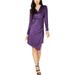 Bar Iii Womens Liquid Shine Cocktail Dress