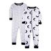 Little Star Organic Snug Fit Stretchie Footie Pajamas, 2pk (Baby Boys, Baby Girls, Toddler Boys, & Toddler Girls, Unisex)