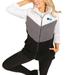 Big Ten Women's Retro Block Popcorn Fleece Full-Zip Vest - Black