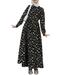 ZANZEA Women Muslim Long Shirt Dress Party Lapel Floral Printed Button Down Maxi Sundress