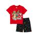 Paw Patrol Baby Boy & Toddler Boy T-Shirt & Print Shorts Outfit Set, 2-Piece (12M-4T)