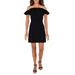 French Connection Womens Whisper Mini Off-The-Shoulder Cocktail Dress