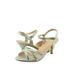 Blossom Vero 56 Women's Peep Toe Mesh Crystal Embellished Heels