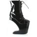 Ellie Shoes E-BP579-Mather Ankle Boot BlackPU / 5