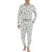 George Men's Holiday Thermal Pajama Set