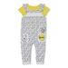 Disney Winnie The Pooh Baby Girls' T-Shirt & Yummy Fabric Overalls, 2-Piece Outfit Set