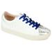 Brinley Co. Womens Comfort Foamâ„¢ Wide Width Two-Tone Lace-Up Sneakers