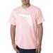 True Way 673 - Unisex T-Shirt Florida Native Exclusive State Collection USA 3XL Light Pink