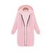 Women's fall/winter mid-length hooded long-sleeved sweater women jacket OLRIK W833