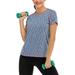 LELINTA Womens Blouses & Shirts Women Quick Dry Slim Fit Sports Yoga T-Shirts Tops Active Wear
