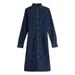 Ralph Lauren Medium Indigolong Sleeve Denim Dress, Brand Size 4