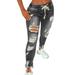 UKAP Women Casual Ripped Jeans Skinny Denim Pencil Pants Destroyed Distressed Casual Denim Jeans Leggings