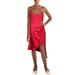 Guess Womens Karin Faux Wrap Embellished Cocktail Dress