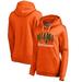 Miami Hurricanes Fanatics Branded Women's Plus Sizes Victory Script Pullover Hoodie - Orange