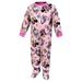 Disney Girls' Disney Minnie Mouse and Penelope Footie Infant Blanket Sleeper Pajamas (18 mo)