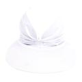 Winnereco Women Sunscreen Hat Visor Caps UV Protection Sports Empty Top Hat (White)
