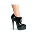 Ellie Shoes E-652-Oxford 6 Stiletto Heel Oxford Sandal Black / 6