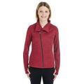 The Ash City - North End Ladies' Amplify MÃƒÂ©lange Fleece Jacket - OLYM RD/ CRB 665 - XL