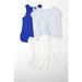 Pre-ownedClub Monaco J Crew Calvin Klein Womens Blouses Tops Blue White Size XS S M Lot 3