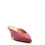 Kate Spade Surie Suede Kitten Heel Mules Pink