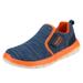 Dream Pairs Kids Boys & Girl Fashion Sneakers Slip On Casual Sneaker Indoor Outdoor Walking Shoes Luca Navy/Orange Size 2