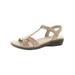 SOUL Naturalizer Womens Belle Leather Embellished T-Strap Sandals