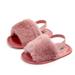 Newborn Infant Baby Letter Solid Flock Soft Sandals Slipper,Casual Shoes Anti-Slip Design