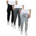Galaxy By Harvic Men's Fleece Jogger Sweatpants (2-Pack & 3-Pack, S-2XL)