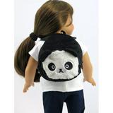 Panda Bear Backpack For 18? Dolls ACC 16 -Fits 18" American Girl Dolls, Madame Alexander, Our Generation, etc. 18 Inch Doll Clothes