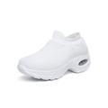 Woobling Womens Trainers Air Cushion Breathable Sneakers Sport Running Shoes Pump Slip On