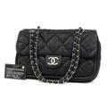 Chanel Medium-Jumbo Soft Coated Canvas Flassic Flap 234105