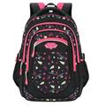 Coofit Girls School Backpack Large Capacity Padded Strap Student Backpack Book Bag Travel Rucksack for Child Kid