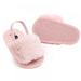 Infant Baby Girls Sandals, Baby Girls First Walker Toddler Soft Sole Shoes Plush Anti-slip Sandal Princess Dress Slippers