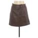 Pre-Owned Free People Women's Size 10 Faux Leather Skirt