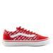 Vans Old Skool Boys/Child Shoe Size Little Kid 1 Athletics VN0A4BUUW35 ((Logo Repeat) Racing Red/True White)