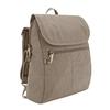 Travelon: Anti-Theft Signature Nylon Slim Backpack - Sable