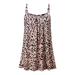 UKAP Plus Size Big Swing Tank Tops for Women Summer Beach Loose Camisole Vest Shirts Spaghetti Strap Tank Tops Ladies Floral Printed Tunic Blouses