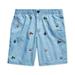 Ralph Lauren BLUE Boys Chambray Nautical Polo Prepster Shorts US 4/4T Boys