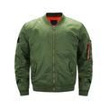 Plus Size Men Slim Fit Softshell Flight Bomber Jacket Coat Casual Sport College Winter Outerwear Overcoat