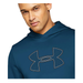 Under Armour Men's Cold Gear Fleece Pullover Hoodie, Large Logo (Blue, XXL)