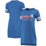 Philadelphia 76ers Concepts Sport Women's Nightshirt - Heathered Royal