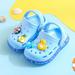 Sandals Baby Boys Girls Cute Cartoon Sandals Boys Girls Non-Slip Beach Pool Sandals Lightweight Slip-on Kids Clogs Sky Blue-29