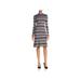 Theory Womens Canonical Wool Blend Mock Neck Sweaterdress