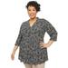 Catherines Women's Plus Size Petite Wexford Peplum Tunic