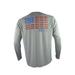 FinTech Men's Long Sleeve Fishing Shirt "Merica" - Small