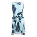 Tommy Hilfiger Women's Floral-Print Shadow-Stripe Dress