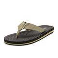 Nortiv 8 Mens Flip Flops Beach Sandals Lightweight Comfort Thong Slippers Reviva-2 Beige Size 12