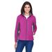 Ladies' Microfleece Jacket - PLUM ROSE - XL