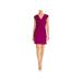 1.State Womens Cinched Waist V-Neck Casual Dress