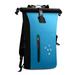 moobody Waterproof Backpacks Waterproof Bag PVC Double Shoulder Waterproof Bag with Reflective Waterproof Barrels Pack Fishing Dry Sack